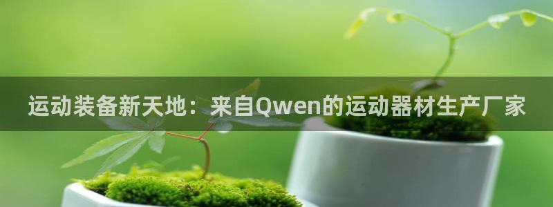 意昂4娱乐代理怎么样：运动装备新天地：来自Qwen的运动器材