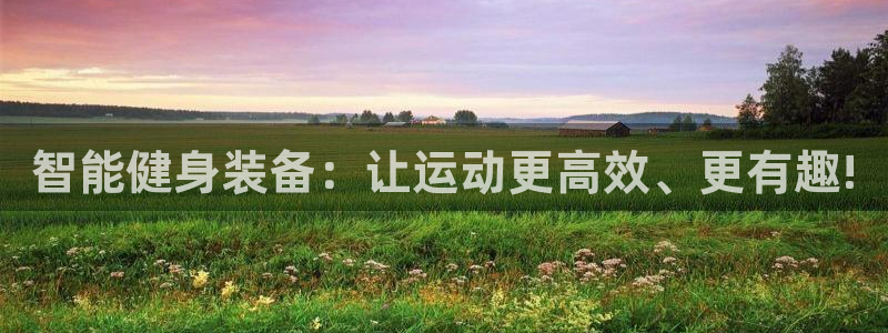 意昂体育4注册：智能健身装备：让运动更高效、更有趣!