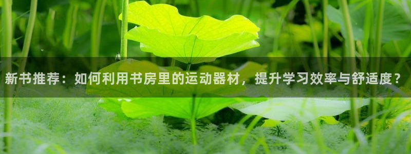 意昂4代理：新书推荐：如何利用书房里的运动器材，提升