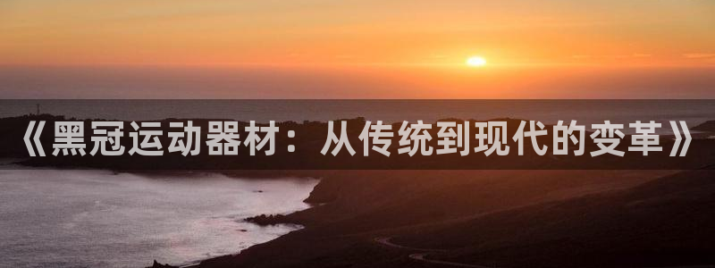 意昂体育4注册：《黑冠运动器材：从传统到现代的变革》