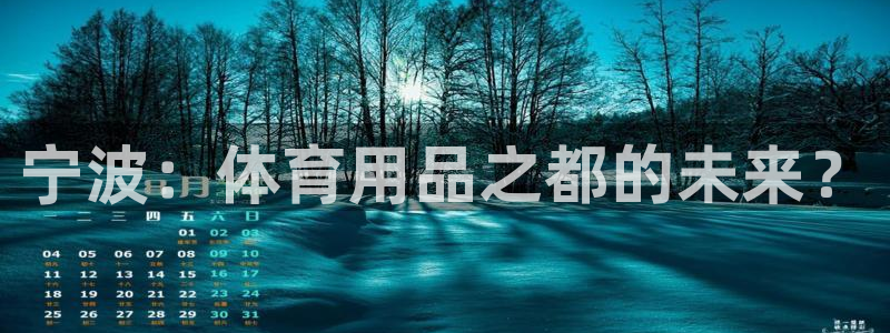 意昂体育4平台是正规平台吗安全吗:宁波:体育用品之都的未来?
